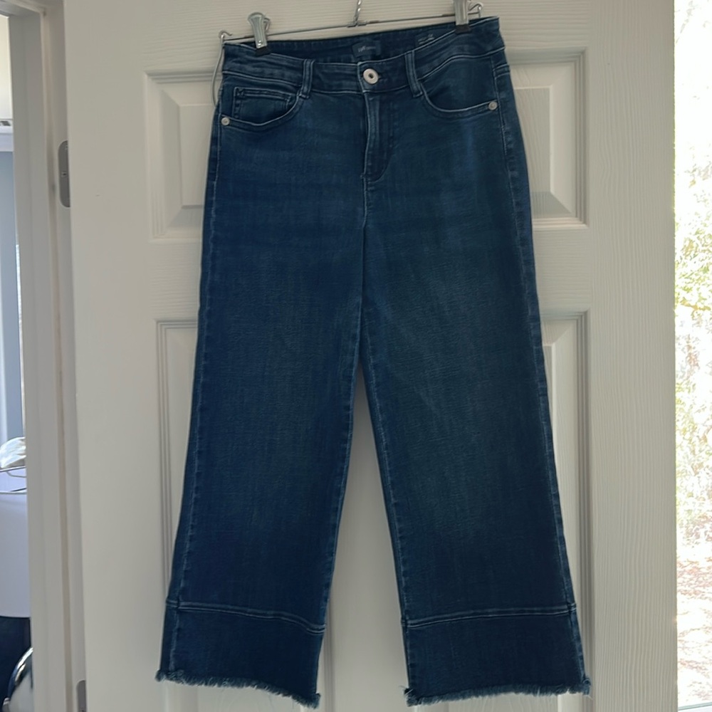 J. Jill High-Rise Full Leg Crop Jeans